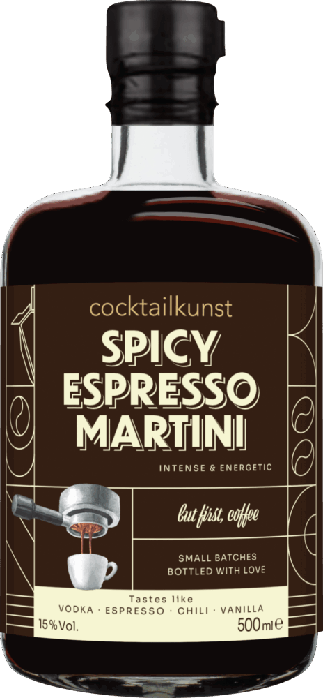Cocktailkunst Spicy Espresso Martini NV  0.5 L Flasche