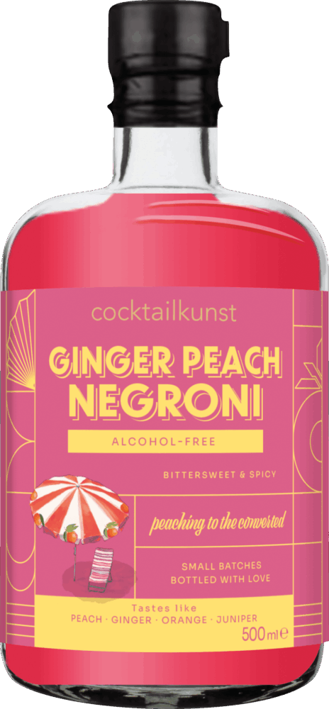 Ginger Peach Negroni