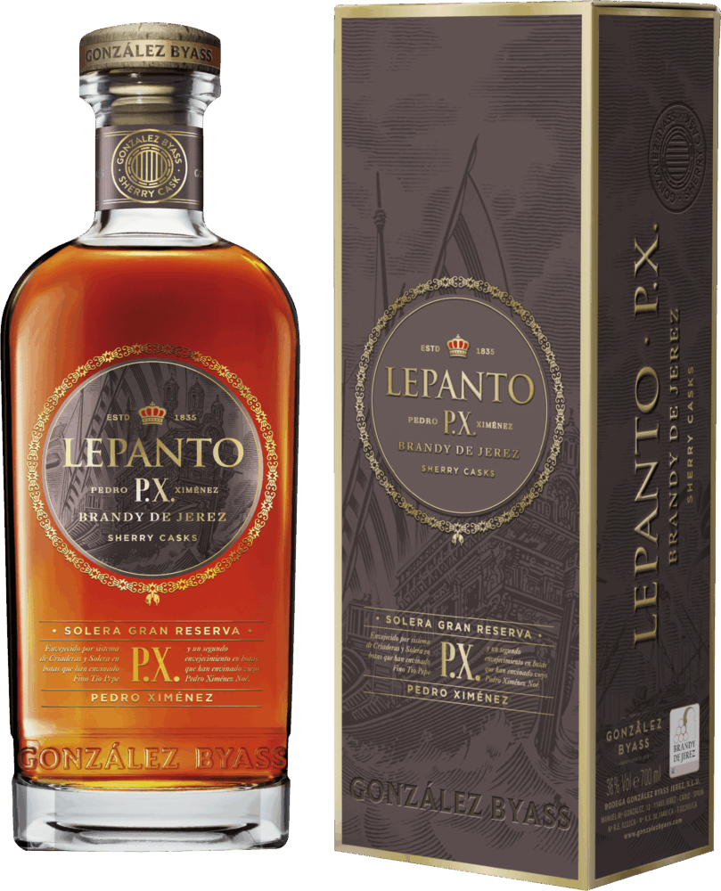 González Byass Lepanto Solera Gran Reserva P.X. NV  0.7 L Flasche