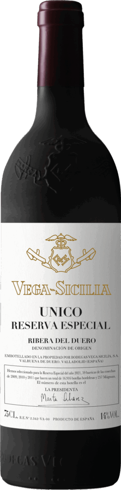 Vega Sicilia Unico Reserva Especial 2009, 2011, 2012 NV  0.75 L Flasche