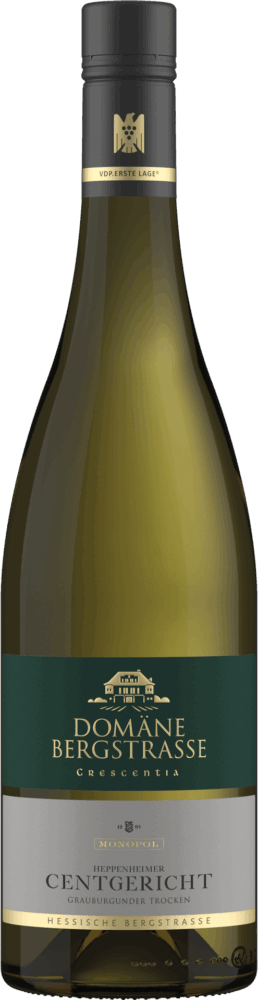 Domäne Bergstraße / Kloster Eberbach Heppenheimer Centgericht Grauburgunder Crescentia  Erste Lage 2022  0.75 L Flasche
