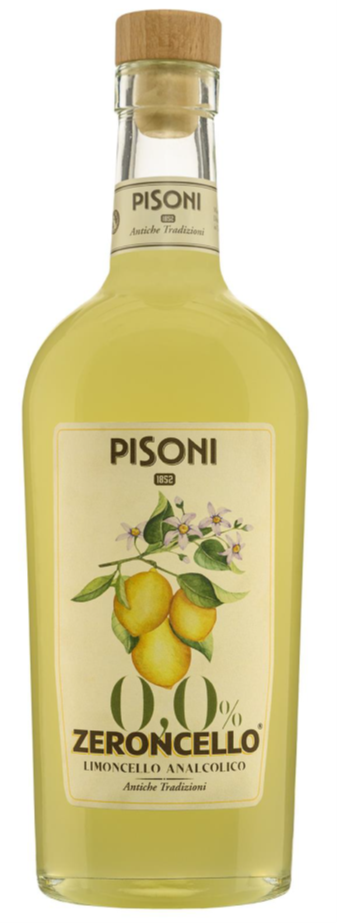 Distilleria Pisoni Zeroncello (Alk-Frei Grappa mit Zitrone NV  0.7 L Flasche