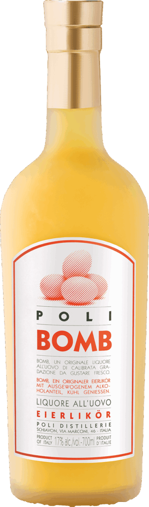 Jacopo Poli Bomb Eierlikör NV  0.7 L Flasche