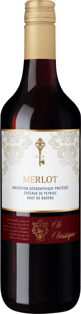 Clé Cssique Merlot Coteaux De Peyriac Igp