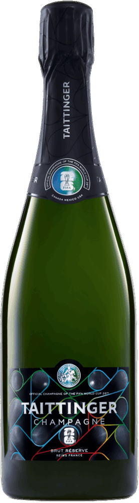 Champagne Taittinger Brut Réserve Fifa Wm Limited Edition NV  0.75 L Flasche