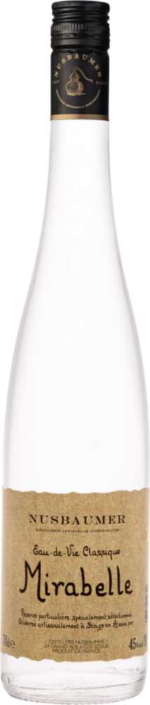 Distillerie Nusbaumer Mirabelle Mirabellenbrand Aus Dem Elsass NV  0.7 L Flasche