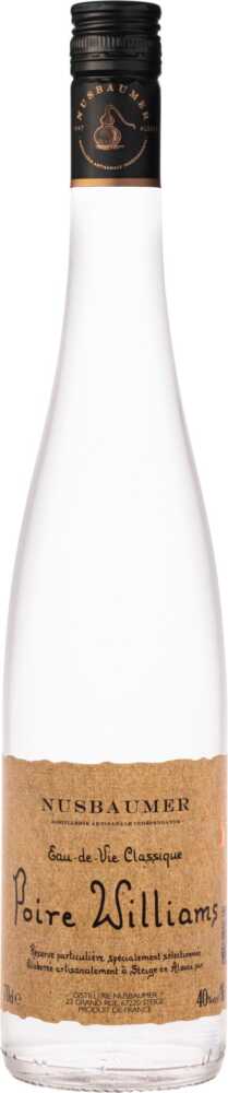 Distillerie Nusbaumer Poire Williams Selection Birnenbrand Aus Dem Elsass NV  0.7 L Flasche