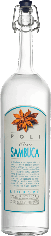 Jacopo Poli Elisir Sambuca Sternanislikör NV  0.7 L Flasche
