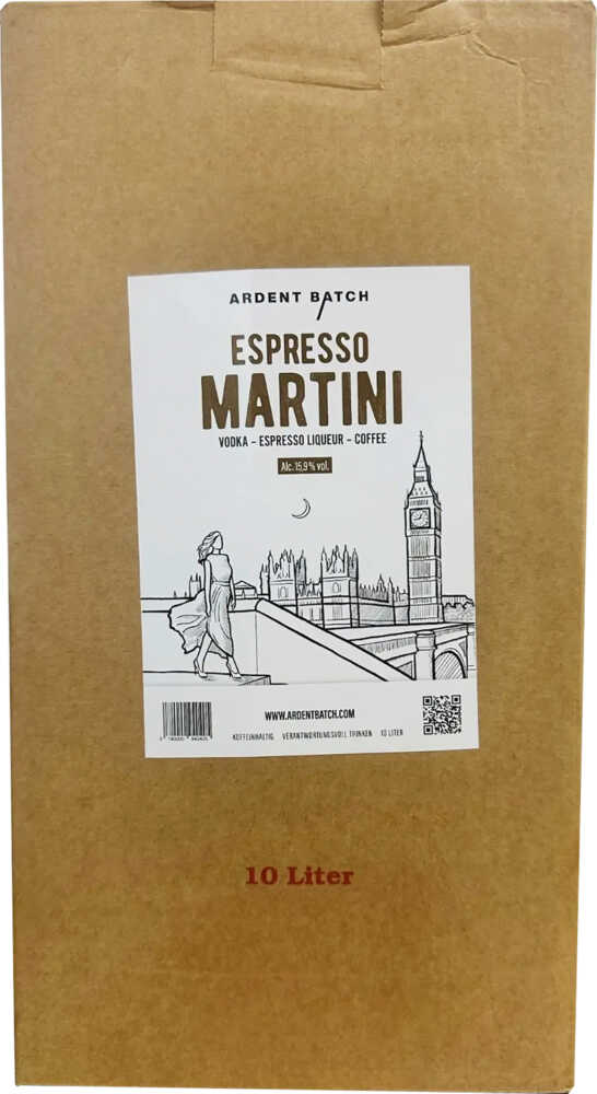 Nitro Espresso Martini Bib Vodka Espresso Likör Coffee Spirituose