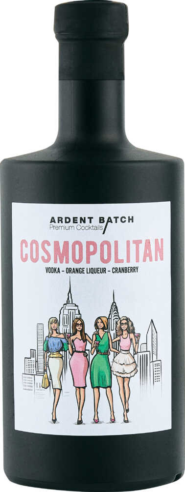 Ardent Batch No6 The Cosmopolitan Vodka-Orange Likör-Cranberry Spirituose NV  0.5 L Flasche