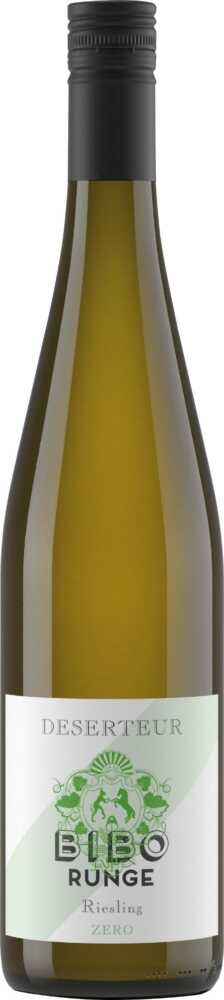 Bibo Runge Deserteur Riesling Zero Entalkoholisierter Deutscher Wein NV  0.75 L Flasche