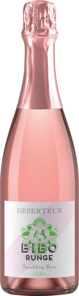 Bibo Runge Deserteur Sparkling Rosé Zero Schäumendes Getränk Aus Entalkoholisiertem NV  0.75 L Flasche