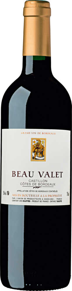 Union De Producteurs De St. Emilion Beau Valet Ac Castillon Côtes  Boraux 2021  0.75 L Flasche