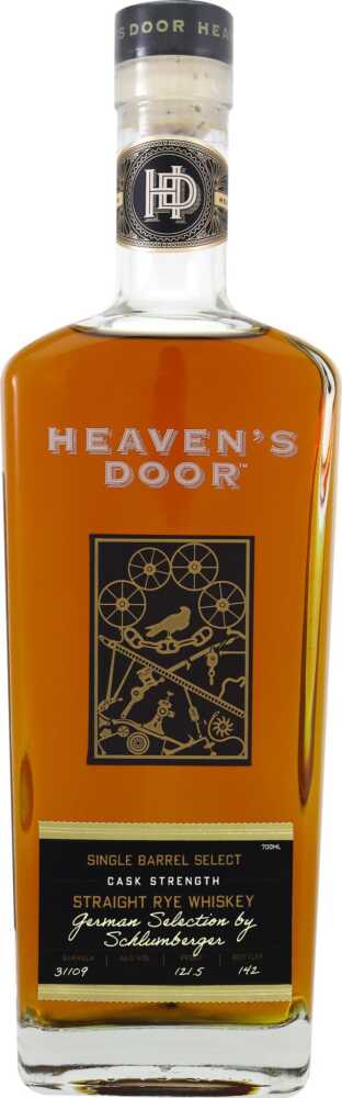 Heaven's Door Rye Schlumberger Sel. 3 Cask Strength Straight Rye Whiskey 7Y NV  0.7 L Flasche