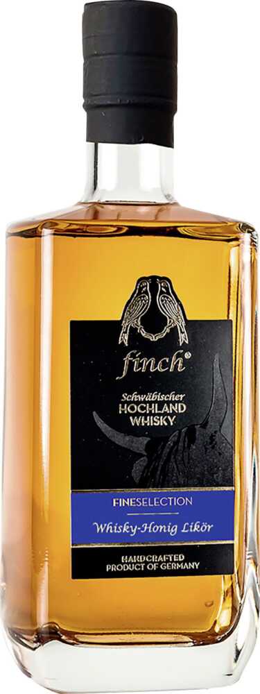 finch Whiskydestillerie Fineselection Whisky-Honig Likör Schwäbischer Hochland Whisky-Honig Likör A001  0.5 L Flasche