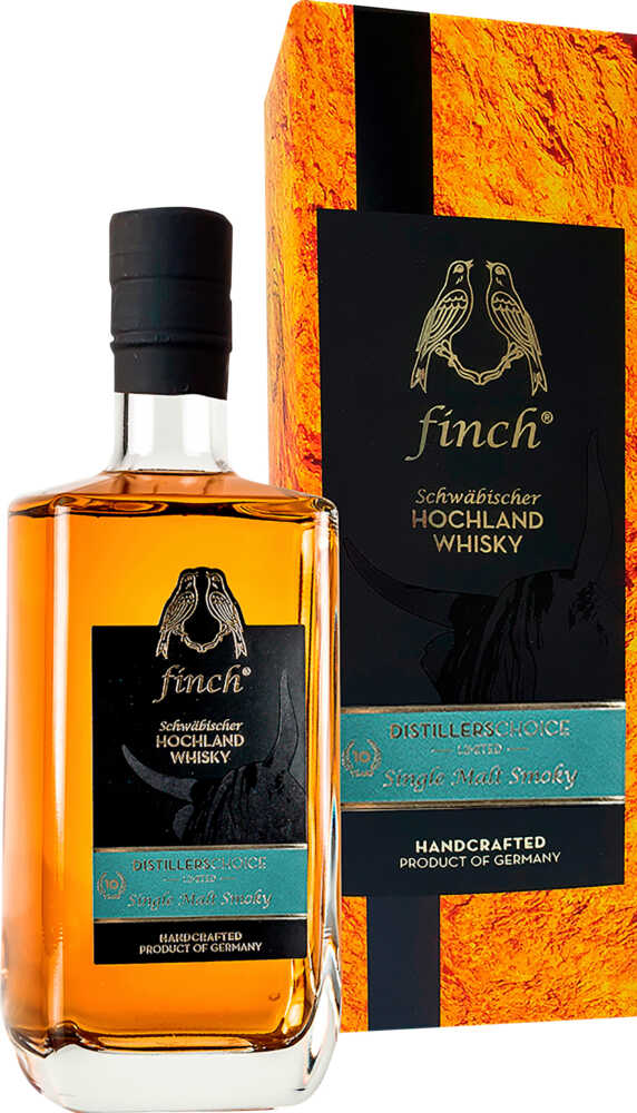 finch Whiskydestillerie Distillerschoice Single Malt Smoky 10Yo NV  0.5 L Flasche