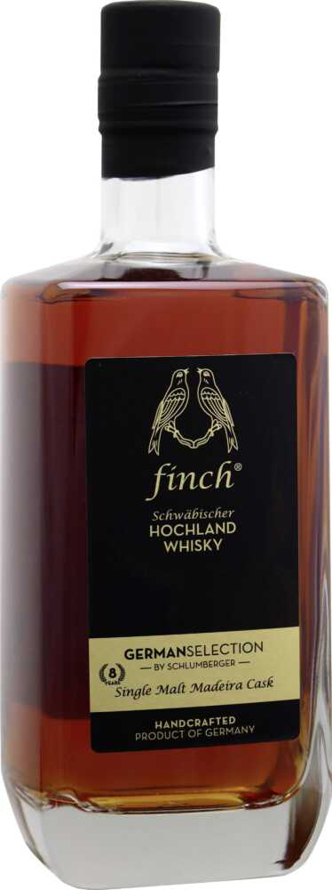finch Whiskydestillerie German Selection By Schlumberger Single Cask Madeira8Y Schwäbischer Hochland Whisky A001  0.5 L Flasche