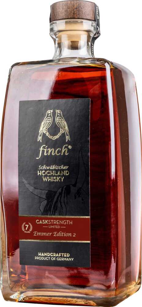 finch Whiskydestillerie Caskstrength Emmer Edition 2 Schwäbischer Hochland Whisky NV  3 L Doppelmagnum