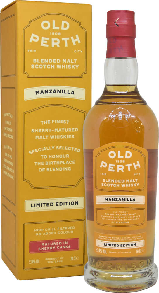 Morrison Scotch Whisky Distillers Old Perth Ltd Edition Manzanilla NV  0.7 L Flasche