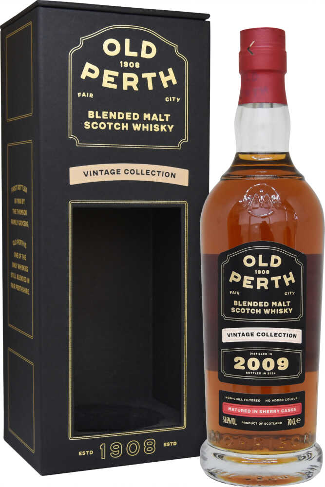 Morrison Scotch Whisky Distillers Old Perth Vintage  Blended Malt A004  0.7 L Flasche