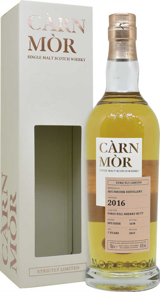 Càrn Mòr Strictly Ltd Auchroisk  7Y Single Malt   1St Fill Sherry Butt
