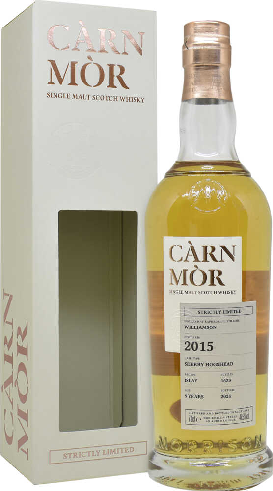 Morrison Scotch Whisky Distillers Càrn Mòr Strictly Ltd Williamson  9Y Single Malt   Sherry Hogshead A139  0.7 L Flasche