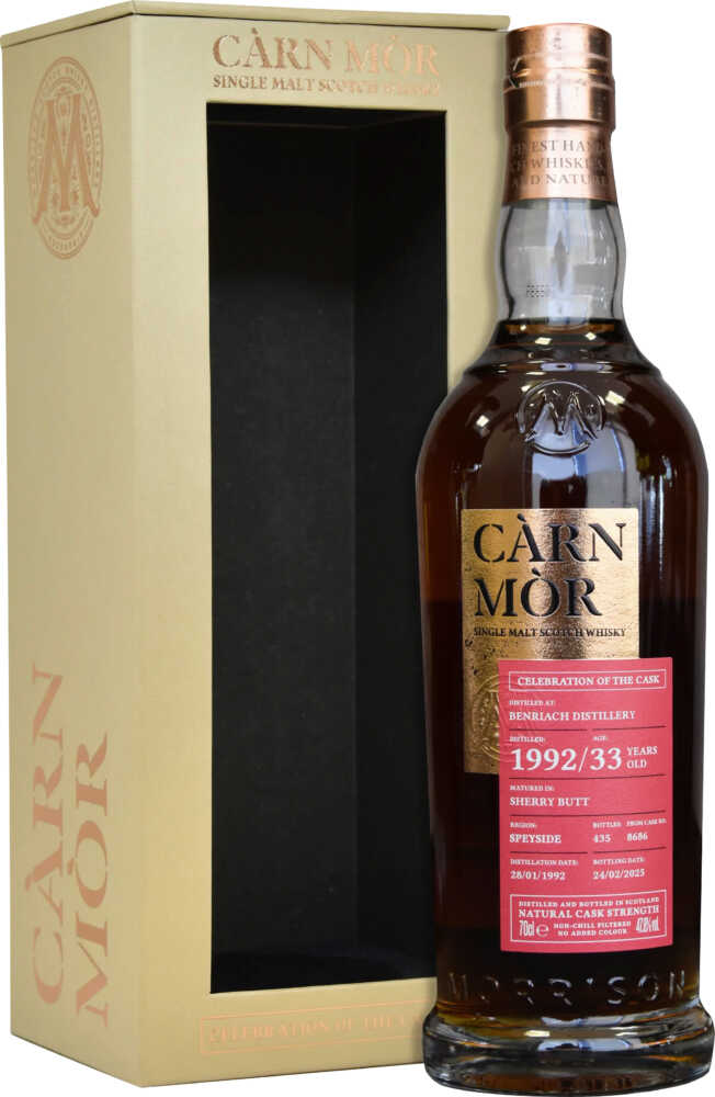 Morrison Scotch Whisky Distillers Càrn Mòr Coc Benriach 0.7 L Flasche