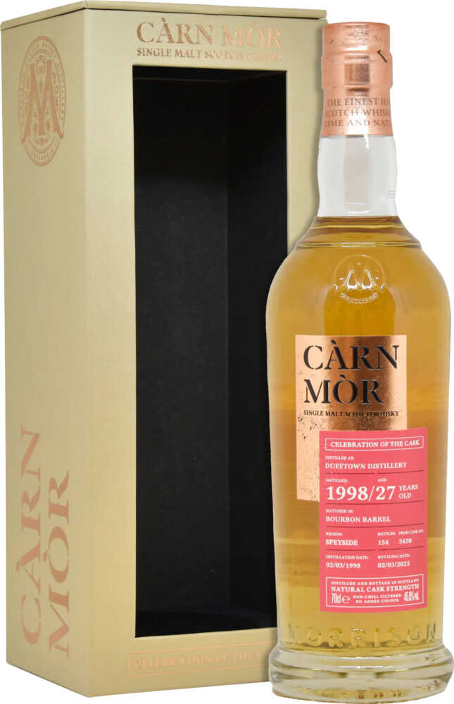 Morrison Scotch Whisky Distillers Càrn Mòr Coc Dufftown  45,6 0.7 L Flasche