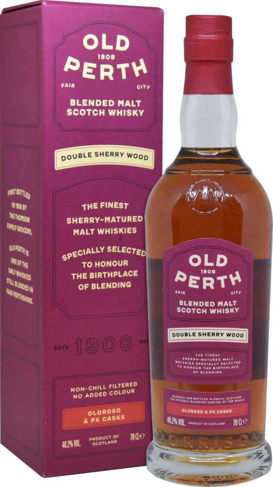 Morrison Scotch Whisky Distillers Old Perth Double Sherry Wood Blended Malt Oloroso/Px Casks NV  0.7 L Flasche