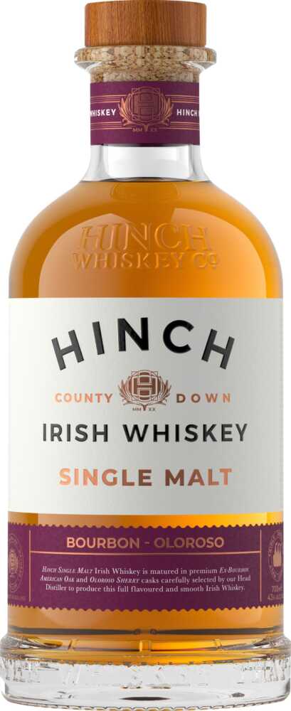 Hinch Distillery Ltd Single Malt Bourbon Oloroso NV  0.7 L Flasche