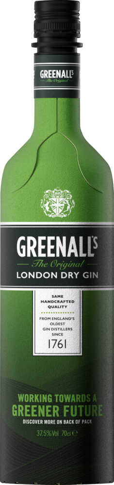 Greenalls Gin GreenallS Orial London Dry Gin Eco Bottle – Englischer Gin NV  0.7 L Flasche