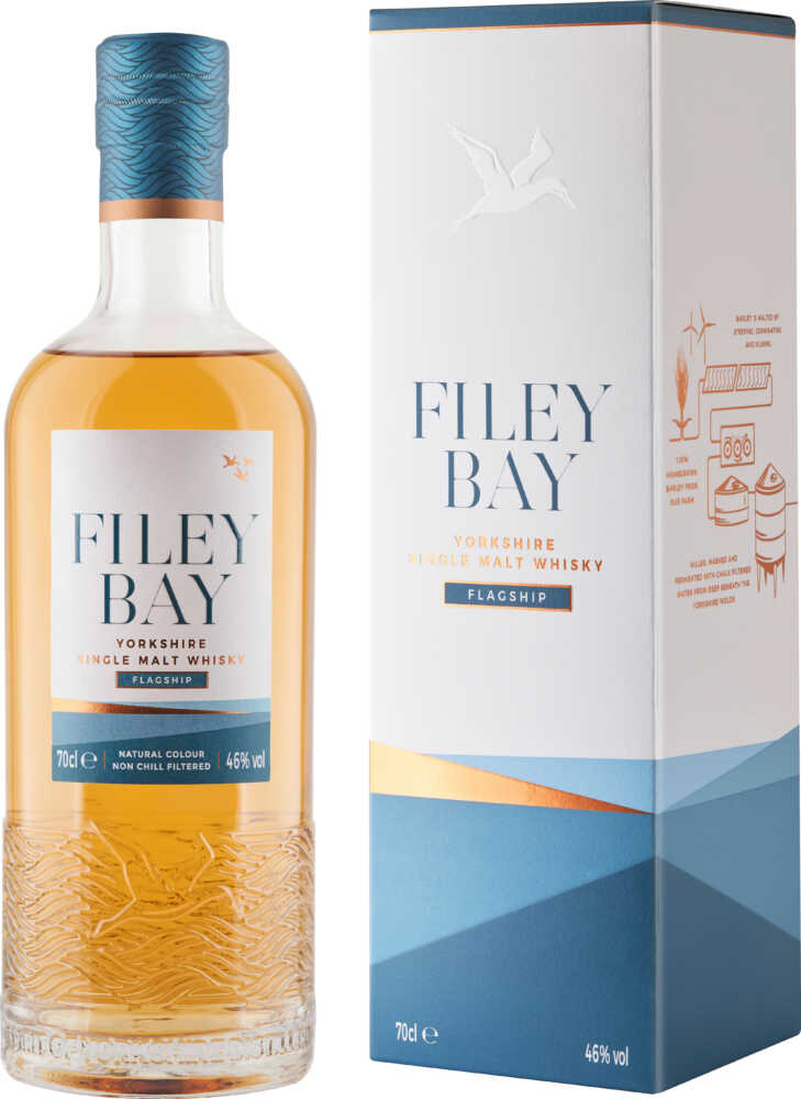 Spirit of Yorkshire Filey Bay Flagship Single Malt Whisky NV  0.7 L Flasche