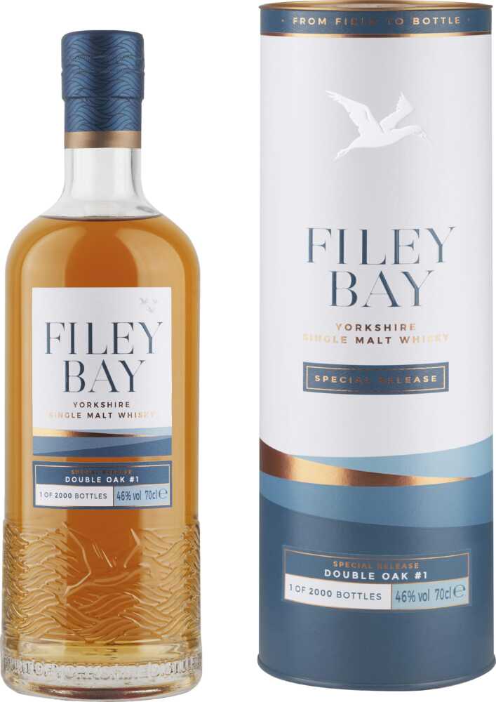 Spirit of Yorkshire Filey Bay Double Oak Batch 1  Single Malt Whisky A001  0.7 L Flasche