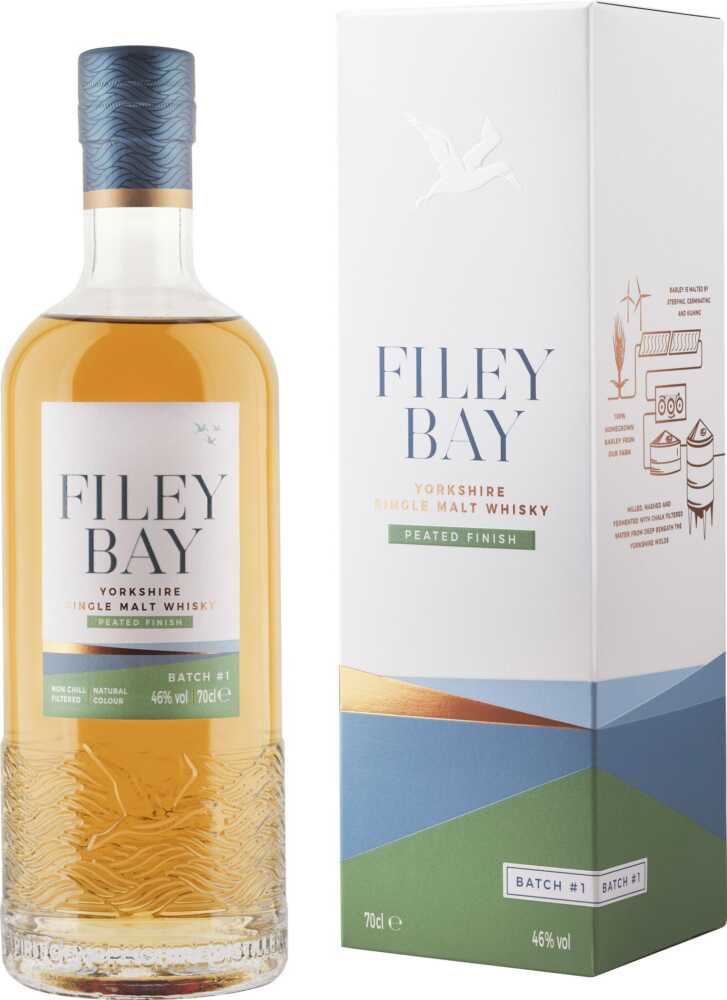 Spirit of Yorkshire Filey Bay Peated Finish Batch 1 Single Malt Whisky NV  0.7 L Flasche