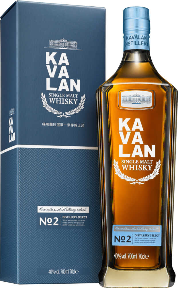 Kavalan Distillery Select No.2 Single Malt NV  0.7 L Flasche