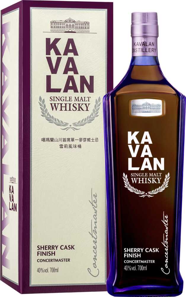 Kavalan Concertmaster Sherry Cask Finish 0.7 L Flasche