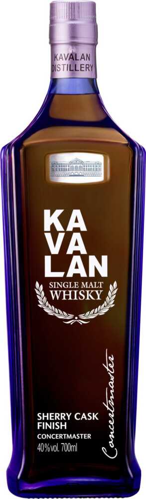 Kavalan Concertmaster Sherry Cask Finish Taiwanesischer Whisky NV  0.7 L Flasche