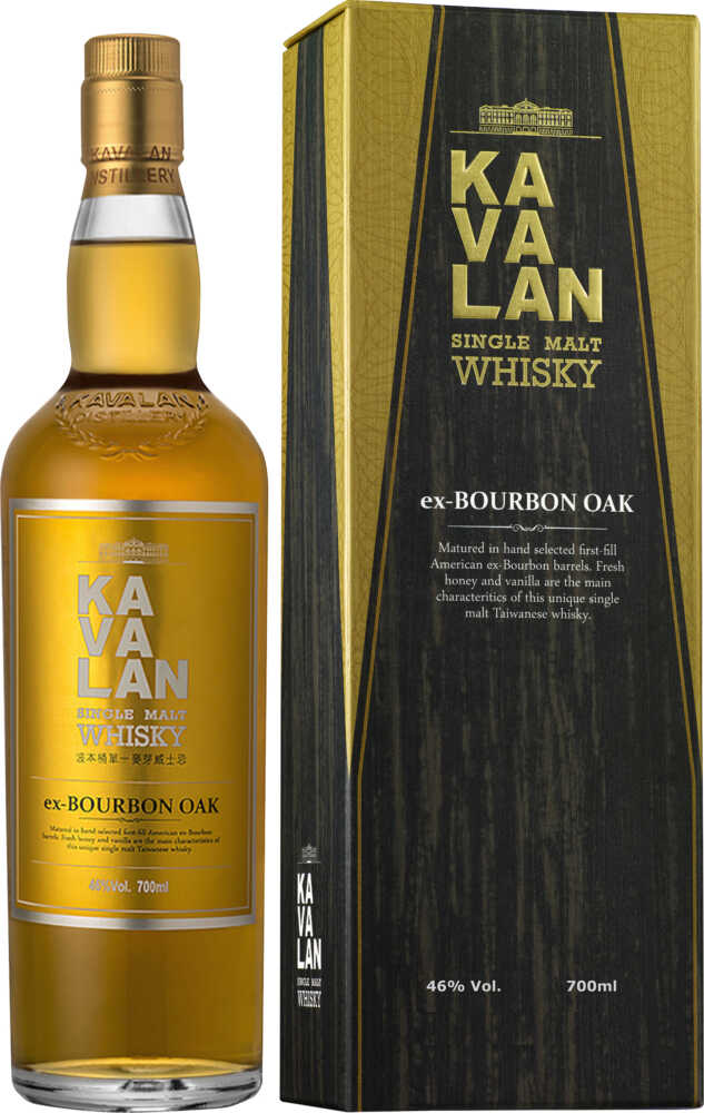 Kavalan Ex-Bourbon Oak Taiwanesischer Whisky Kavalan NV  0.7 L Flasche