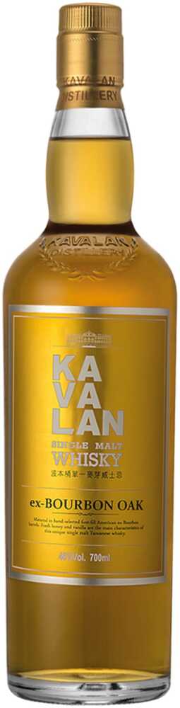 Kavalan Ex-Bourbon Oak Taiwanesischer Whisky NV  0.7 L Flasche