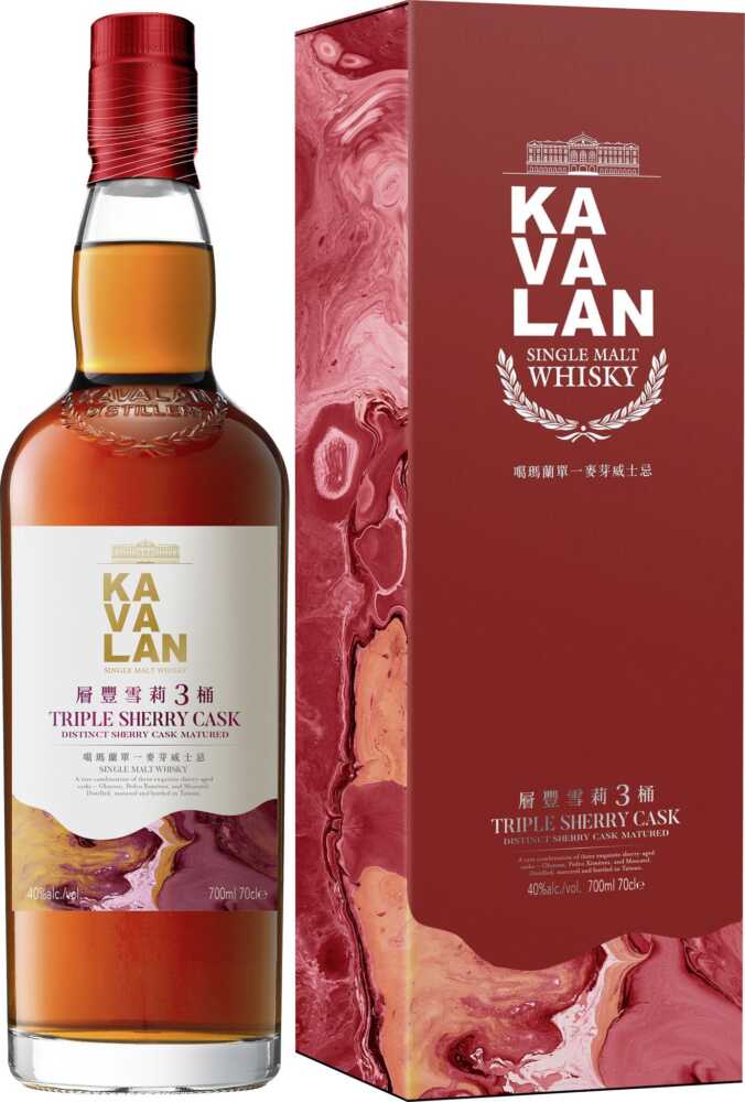 Kavalan Triple Sherry Cask Taiwanesischer Whisky NV  0.7 L Flasche