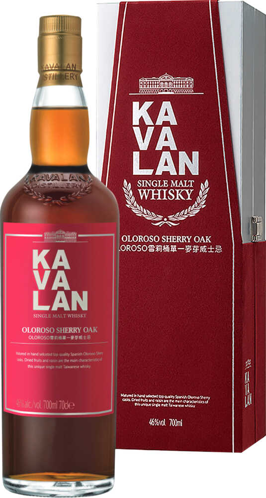 Kavalan Oloroso Sherry Oak 0.7 L Flasche