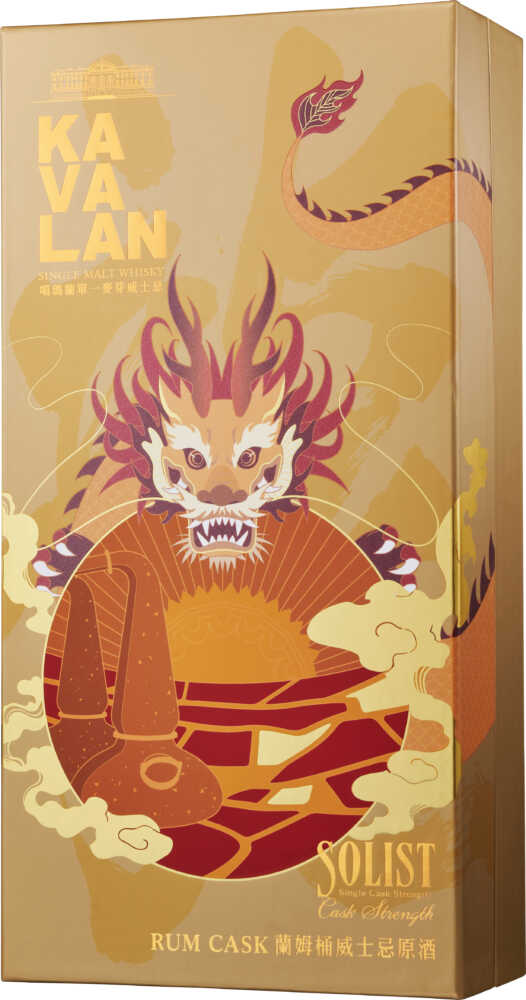Kavalan Geschenkbox Solist Rum Cask Inhalt 1 Fl. Solist Rum Cask 50,8% NV  0.75 L Flasche