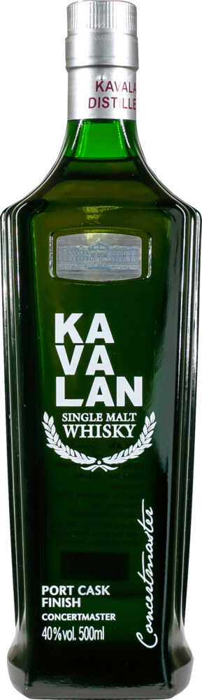 Kavalan Concertmaster Taiwanesischer Whisky – Port Cask Finish NV  0.5 L Flasche