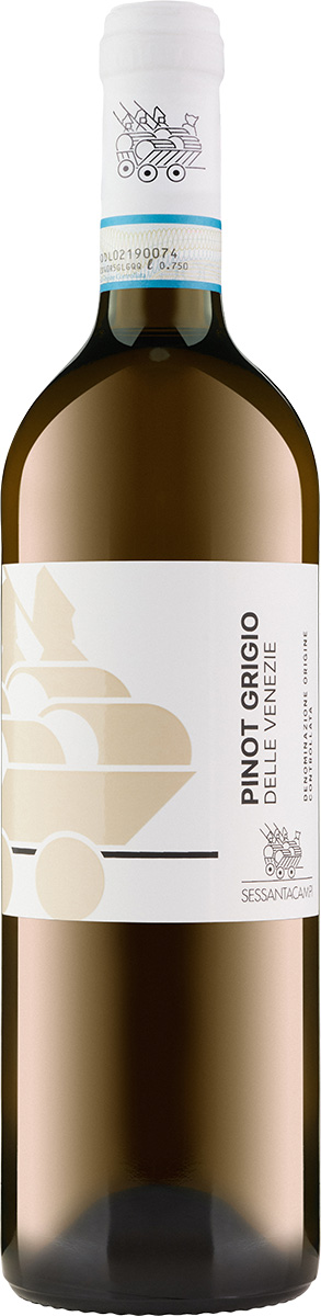 SESSANTACAMPI Pinot Grigio Delle Venezie Doc 2024  0.75 L Flasche