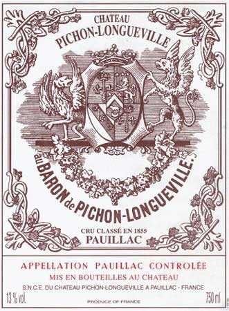 Chateau Pichon Baron Longueville  Demi 2020  0.375 L Halbflasche