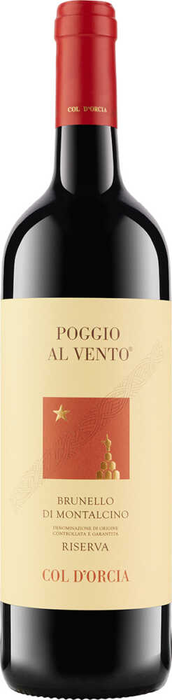 Col d'Orcia Poggio Al Vento Riserva DOCg – Bio 2019  0.75 L Flasche