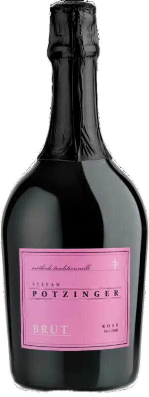 Potzinger Sekt Hommage 1860 Brut Rose Methode Traditionelle Südsteiermark NV  0.75 L Flasche