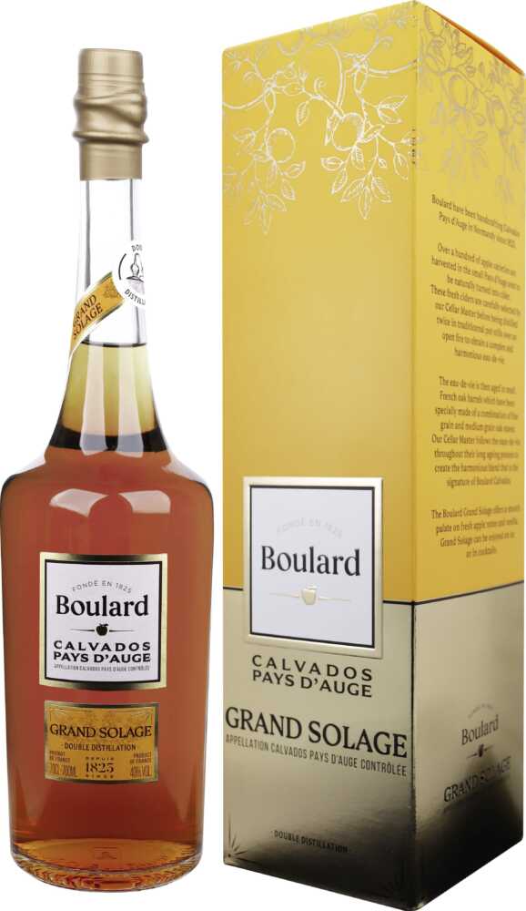 Calvados Boulard Grand Solage Ac  Du Pays DAuge NV  0.7 L Flasche