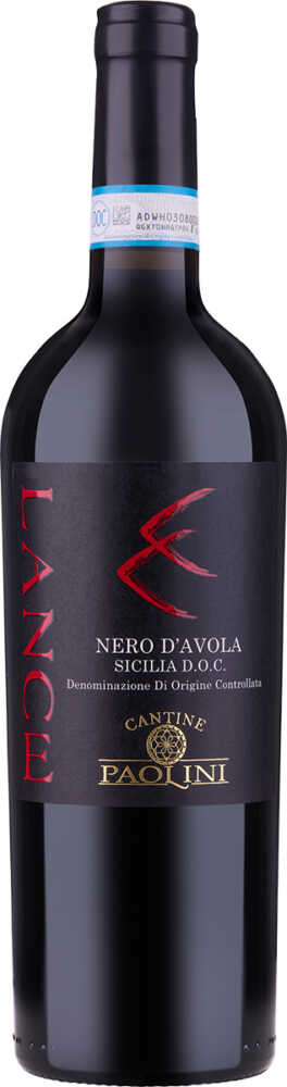 Paolini Lance Nero DAvola Sicilia DOC 2025  0.75 L Flasche