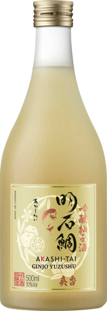 Akashi Sake Brewery Ginjo Yuzushu 0.5 L Flasche